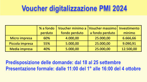 Voucher digitalizzazione